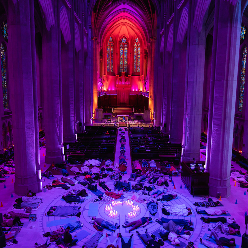 Grace Cathedral Sound Bath Celebrating AAPI Heritage Month The